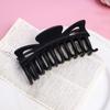 Novo grampo de cabelo de borboleta fosco grande, elegante, para trás, cabeça, penteado, grampo de cabelo de tubarão, acessórios de cabelo, grampo de cabelo grande