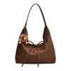 Bolso Sobaco Estilo Popular Nuevo 2025, Bolso de Hombro Retro y Elegante para Mujer, Bolso de Mujer con Correa Ancha de Hombro con Lazo a la Moda