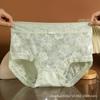 Roupa Íntima de Renda Feminina Francesa Malha Jacquard Primavera e Verão Fina Confortável e Respirável Calcinha Triângulo Estudante