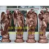 Venta al por mayor de fábrica Escultura de cobre para jardín Fundición Adornos de libro de cobre Varias formas Escultura de cobre grande Procesamiento Garantía de calidad