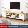 Mueble de TV Moderno Minimalista para Apartamento Pequeño, Gabinete de Piso para Sala de Estar del Hogar, Mesa de Recámara con Patas de Madera Maciza, Mueble de TV Sencillo