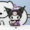 Llavero Grande de Kuromi Colgante Pequeño Llavero de Kuromi Sanrio Muñeca Colgante de Plástico Blando Muñeca de Caja Misteriosa