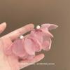 Pendientes de perlas con flores de primavera y playa para mujer 2024, nuevos y populares pendientes de alta gama para mujer, pendientes de tul exquisitos para mujer.