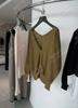 Cardigan de Punto Reversible 130 con Cuello de Modal y Algodón Peinado Amigable con la Piel, Se Puede Usar por Ambos Lados