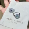 Anillo Brillante de Girasol con Amatista Natural, Completamente Diamantado y con Topacio para Mujer, Diseño en Capas Vintage de Lujo Ligero, Anillo de Nicho
