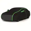 Diseñada Especialmente para Cruce de Fronteras Vinilo Impermeable y Protector Solar 210t Cubierta para Coche, Cubierta Negra para Coche, Cubierta Impermeable para Coche