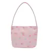 Bolsa de mão casual da moda para mulheres 2026 nova bolsa de ombro fofa para meninas versão coreana tendência retrô versátil bolsa de axila