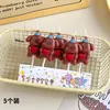 Decoración para Pastel del Día de San Valentín Chino 2025 Adornos de Cachorro de Hilo de Goma Suave Velas de Corazón Amoroso Enchufe de Confesión
