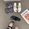 Sandalias de Lentejuelas para Mujer, Ropa de Verano para Exteriores, Súper Elegantes, Perfectas para Vacaciones en la Playa de Sanya, Hermosas Sandalias de Dedo, Chanclas Planas