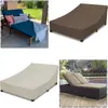 Funda Doble para Silla de Salón de Tela Oxford Cubierta Protectora de Silla para Exteriores a Prueba de Polvo Cubierta Impermeable para Silla de Salón de Piscina