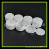 Frasco de creme branco de 15g com tampa puxada à mão máscara frasco de amostra pequeno creme pomada engarrafada caixa vazia 15g