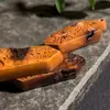 Madeira de Jujuba Natural Atingida por Raio Pingente Tai Chi Bagua Acessório DIY Pingente de Colar Pingente de Chaveiro Enfeite de Bolsa Decoração
