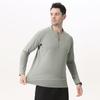 Camiseta de Manga Larga Fina con Media Cremallera del Mismo Estilo para Hombre y Mujer Jersey de Punto para Primavera para Correr Deportes al Aire Libre