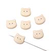 Acrílico galleta gatito accesorios pulsera cuentas hecho en casa diy cadena para teléfono móvil colgante cuentas sueltas materiales para joyería al por mayor