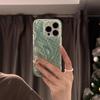 Capa de Celular Ins Niche Verde Menta com Bolinhas Onduladas para iPhone15promax para Apple 14/13 Feminina 12pro Tendência