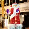 Personajes Personalizados Emisores de Luz LED, Luces con Forma de Santa Claus, Luces para Plaza de Centro Comercial, Hermosas Decoraciones y Luces de Paisaje