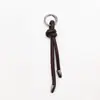 Lanyard para Llaves Versátil Colgante para Bolso Multicolores Hecho a Mano Moda Simple Accesorios para Mochila Llavero de Cuerda de Cuero PU