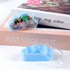 Caja de almacenamiento creativa en forma de nube caja de embalaje de escritorio para joyas pulseras caja de plástico para almacenamiento de chinchetas clips para papel