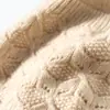 Cashmere 2026 Outono/Inverno Novo Tricô Feminino de Alta Qualidade Aquecimento ao Ar Livre Chapéu Jacquard com Proteção para as Orelhas Touca de Tricô Casual