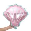 Paquete de globos de aluminio con diseño de sirena de dibujos animados, decoración para fiesta de cumpleaños de princesas de 1 año, venta al por mayor