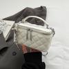 Bolsos de Mujer, Bolsos Caja de Mano Estilo Pequeño Fragante, Bolsos de Hombro de Moda Nicho Invierno Nuevos Franceses para Mujer, Bolsos Cruzados