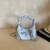 Nova Bolsa de Ombro com Laço de Bolinhas 2026 para Mulheres, Alto Valor Estético, Bolsa Cruzada Estilo Coreano Nuvem, Bolsa de Mão Versátil da Moda