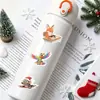 50 pegatinas creativas navideñas con temática de animales para cuadernos, botellas de agua, computadoras, equipaje, decoraciones de PVC, venta al por mayor transfronteriza