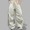 Calça transformável de marca trendy de street dance americano, cordão de hip-hop, nova calça esportiva banana de verão slim-fit de secagem rápida