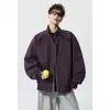 Nova Jaqueta Masculina 2026 Gola Alta Moda Masculina Corta-Vento High Street Estilo Americano Primavera Três Provas Caimento Solto Top