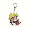 Anime Naruto Organización Akatsuki Pain Colgante Transparente de Acrílico Naruto Sasuke Llavero Colgante DIY