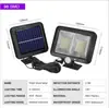Lâmpada Solar Transfronteiriça Personalizada Lâmpada de Rua Solar Dividida por Indução Lâmpada de Jardim Externa com Controle Remoto Lâmpada de Parede com Indução Automática