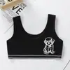 Ropa Interior para Niñas Período de Desarrollo Estudiantes de Primaria Primera Etapa Algodón 7~8~12 Años Niñas Pequeñas Chalecos de Banda Ancha