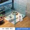 Valla para Perros Valla Doméstica para Perros de Interior Puerta de Aislamiento Jaula para Perros Valla Perrera Pequeña con WC Valla para Mascotas