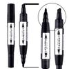 Marcador Baoke Mp210 Negro Doble Punta Resistente a la Decoloración Impermeable Bolígrafo Grueso Marcador Aceitoso de Doble Punta Bolígrafo Grande