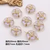 Acrílico Arena Movediza Estampado en Caliente Retro Dorado Cuentas Sueltas diy Pendientes Caseros Cadena para Teléfono Móvil Colgante Accesorios de Joyería Materiales