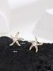 Aretes Casuales Nicho Elegantes de Alta Gama Aguja de Plata S925 Zircón para Mujer Exquisitos Aretes de Perlas Clips para Orejas Sin Perforar