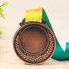 Medalha Geral de Metal Listada Medalha de Maratona de Jogos Escolares Medalha Comemorativa Medalha de Ouro Prata Medalha de Bronze Listada