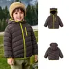 Jaqueta de Penas Infantil Balabala Roupas de Inverno para Meninas e Meninos 2026 Novidades Tops para Bebês Roupas de Bebê Fofas