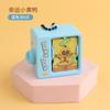 Livro Flip Animal de Estimação Fofo de Desenho Animado Capivara Máquina de Animação Chaveiro Criativo Pingente de Mochila Escolar Brinquedo de Descompressão Pequeno Presente Venda por Atacado