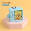 Máquina de Animação Flip Book Criativa Livro de Respostas Chaveiro com Texto Inspirador Pingente de Estudante Pingente de Bolsa Pequeno Presente
