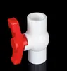 Accesorios de tubería de PVC blancos, conectores de entrada y salida para tanque de agua, codos, conectores rectos y en L de tres vías, válvulas de bola de unión, pegamento, tuberías de pico de pato