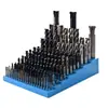 Estante de Almacenamiento para Brocas Fresadoras CNC 187 Agujeros Portabrocas Porta pinzas de sujeción Almacenamiento Estante Multicapa Apilable
