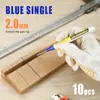 Marcador de Cabeza Larga de 30 mm para Decoración, Marcador Especial para Carpintería, Marcador de Cabeza Larga para Agujeros Profundos, Bolígrafo a Base de Aceite, Listo para la Venta
