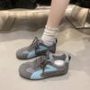 Zapatos Forrest Gump Rojos Transpirables de Malla Retro Suela Suave 2025 Suela Gruesa Verano Nuevos Zapatos Deportivos y de Ocio para Mujer