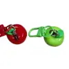 Juguete de Comida Tridimensional Llavero de Manzana Manzana Verde Manzana Roja Fruta Fresca Versátil Comida Artificial Simple Adornos Colgantes