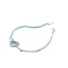 Pulseira de Prata 925 Esterlina com Diamantes Inteiros em Forma de Cabaça com Cravação Vazia para Inlay DIY, Nó de Borboleta Ajustável Estilo Nacional