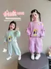 Traje para Niñas Estilo Primavera/Otoño 2026 Nuevo Moda Elegante para Niños Sudadera Casual Conjunto de Dos Piezas Bebé Niña Primavera/Otoño
