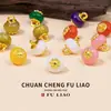 Novas Contas Lisas Imitando Jade Estilo Chinês, Botões Coloridos em Estilo Chinês Tradicional, Decoração Vintage para Qipao e Hanfu, Botões de Camisa Exquisitos de Alta Qualidade