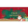 Telón de Fondo Navideño de Amazon Papá Noel Material de Tela Real Impresión Digital Banner Diseño y Producción de Telón de Fondo para Vacaciones