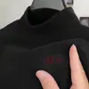 Roupas de Outono Térmicas de Veludo Dupla Face para Homens, Camisetas Básicas Quentes e Versáteis de Veludo Alemão para Adolescentes, Camisetas de Manga Longa com Gola Alta Parcial para Homens